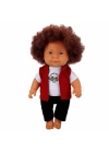 BFS   Kıvırcık Saçlı Curly Bebek 35 cm