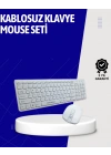BFS Klavye Mouse Seti Sessiz Kablosuz Türkçe TV  PC Uyumlu