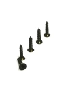 BFS Klips, Menteşe, Ayak, Ağaç, Sunta Vidası 2,2x9,5mm - Siyah 100 Adet