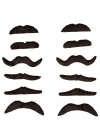 BFS   Kostüm Partisi Takma Bıyık 6 Model 12 Adet