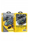 BFS KRM2 RGB Motosiklet Sürücüleri İçin IPX6 Su Geçirmez Özellikli Kablosuz Bluetooth Kulaklık - Siyah