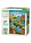 BFS   KS Games Village with Butterflies Puzzle 500 Parça 20079