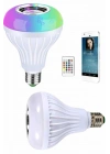 BFS Kumandalı RGB Led Işık Bluetooth Hoparlör Ses Lambası Renkli Ampul