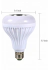 BFS Kumandalı RGB Led Işık Bluetooth Hoparlör Ses Lambası Renkli Ampul