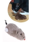 BFS  Kurmalı Kedi Eğitim Oyuncağı Tüylü Peluş Fare Yakalama İnteraktif Sevimli Eğlenceli Oyuncak