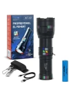 BFS Lazer Etkili Profesyonel El Feneri  Wt-631- 30,000 Lümen
