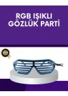 BFS LED Işıklı Parti Gözlüğü Renkli Eğlence Aksesuarı