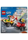 BFS   LEGO City Pizza Arabası İtfaiye Kamyonuna Karşı Yarış Arabası Paketi 60458
