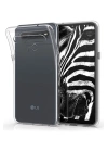 BFS  LG K41S Kılıf Lüx Şeffaf Silikon - Şeffaf