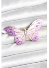 BFS Lila Renk Kelebek Model Broş