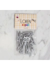 BFS LOREN CRAFTS 10 LU GÜMÜŞ RENK MİNİ MANDAL