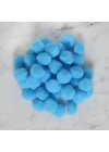 BFS LOREN CRAFTS 2 CM 100 ADET MAVİ PONPON
