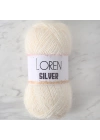 BFS LOREN SILVER BEYAZ EL ÖRGÜ İPİ - RS0064 - 34070