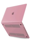 BFS Macbook Pro 13 2020 Macbook Buzlu Kapak - Pembe