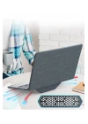 BFS Macbook Pro 13 2020 Macbook Kumaş Kapak - Gri