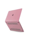 BFS  Macbook Pro 13 2021 Macbook Buzlu Kapak - Pembe