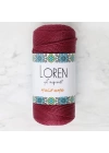 BFS  Macrame Bordo El Örgü İpi - RM 0113 - 34344