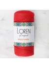 BFS  Macrame Kırmızı El Örgü İpi - RM 0100 - 34334