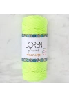 BFS  Macrame Neon Sarı El Örgü İpi - L114