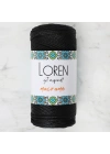 BFS  Macrame Siyah El Örgü İpi - RM 001 - 34323