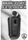 BFS Makaralı Bluetooth Kulaklık Kulak İçi Android iOS Uyumlu Titreşimli