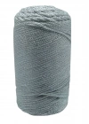 BFS Makrome İpi 3 mm Polyester Gri Simli