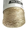 BFS Makrome İpi 3mm Polyester Krem Simli