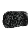 BFS Makrome İpi 3mm Polyester Siyah Gümüş  Simli