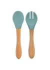 BFS    Mama Kaşığı ve Çatal Seti Aqua Green