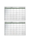 BFS  Manyetik Yapışkanlı Bir Aylık Program Planlayıcı Takvim 85x56 cm