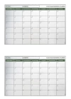 BFS  Manyetik Yapışkanlı Bir Aylık Program Planlayıcı Takvim 85x56 cm