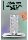 BFS Masa ve Gece Lambası Şık ve Dayanıklı Sensörlü Şarjlı Kristal Lamba