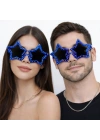 BFS Mavi Renk Disko Yıldızı Parti Gözlüğü 16X7 cm