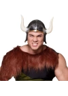 BFS   Mega Boynuzlu Viking Ivar Kaskı Eskitilmiş Desen Gümüş Renk
