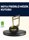 BFS Melodious Music Altın Nota Figürlü Müzik Kutusu