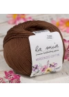 BFS  Mercerized Cotton Koyu Kahverengi El Örgü İpi - 228 - 33579
