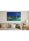 BFS Mescid-i Nebevi Du Tablosu Resmi - İslami Hediye Seçeneği 40x60 Cm