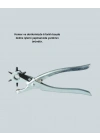 BFS Metal Gövdeli Ayarlanabilir Deri Delme Pensesi 2.5–5 mm Delik Açma Aracı