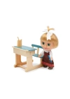 BFS   MHA07000 Maşa ve Koca 12cm Masha ve Okul Oyun Seti