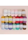 BFS  Mini Cottony 20li Paket 25g Renkli El Örgü İpi - 33845