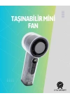 BFS Mini El Fanı | 3000mAh Pil | Type-C Şarj Girişi | Kompakt ve Hafif Tasarım