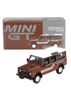 BFS   Mini GT 1/64 Land Rover Defender 110 1985 County Station Wagon Russet Brown