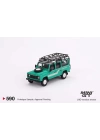 BFS   Mini GT 1/64 Land Rover Defender 110 1985 County Station Wagon Trident Green
