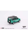 BFS   Mini GT 1/64 Land Rover Defender 110 1985 County Station Wagon Trident Green