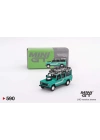 BFS   Mini GT 1/64 Land Rover Defender 110 1985 County Station Wagon Trident Green