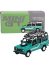 BFS   Mini GT 1/64 Land Rover Defender 110 1985 County Station Wagon Trident Green