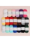 BFS  Mini Mercerized Cotton 20li Paket Renkli El Örgü İpi - 33825