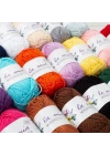 BFS  Mini Mercerized Cotton 20li Paket Renkli El Örgü İpi - 33825