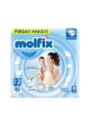BFS   Molfix Bebek Bezi Fırsat Paketi 2 Beden 3-6 Kg 80 Adet