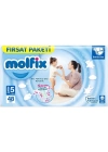 BFS   Molfix Bebek Bezi Fırsat Paketi 5 Beden 11-18 Kg 48 Adet